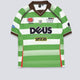 Camiseta Deus Stripe Ss Moto Verde Unisex