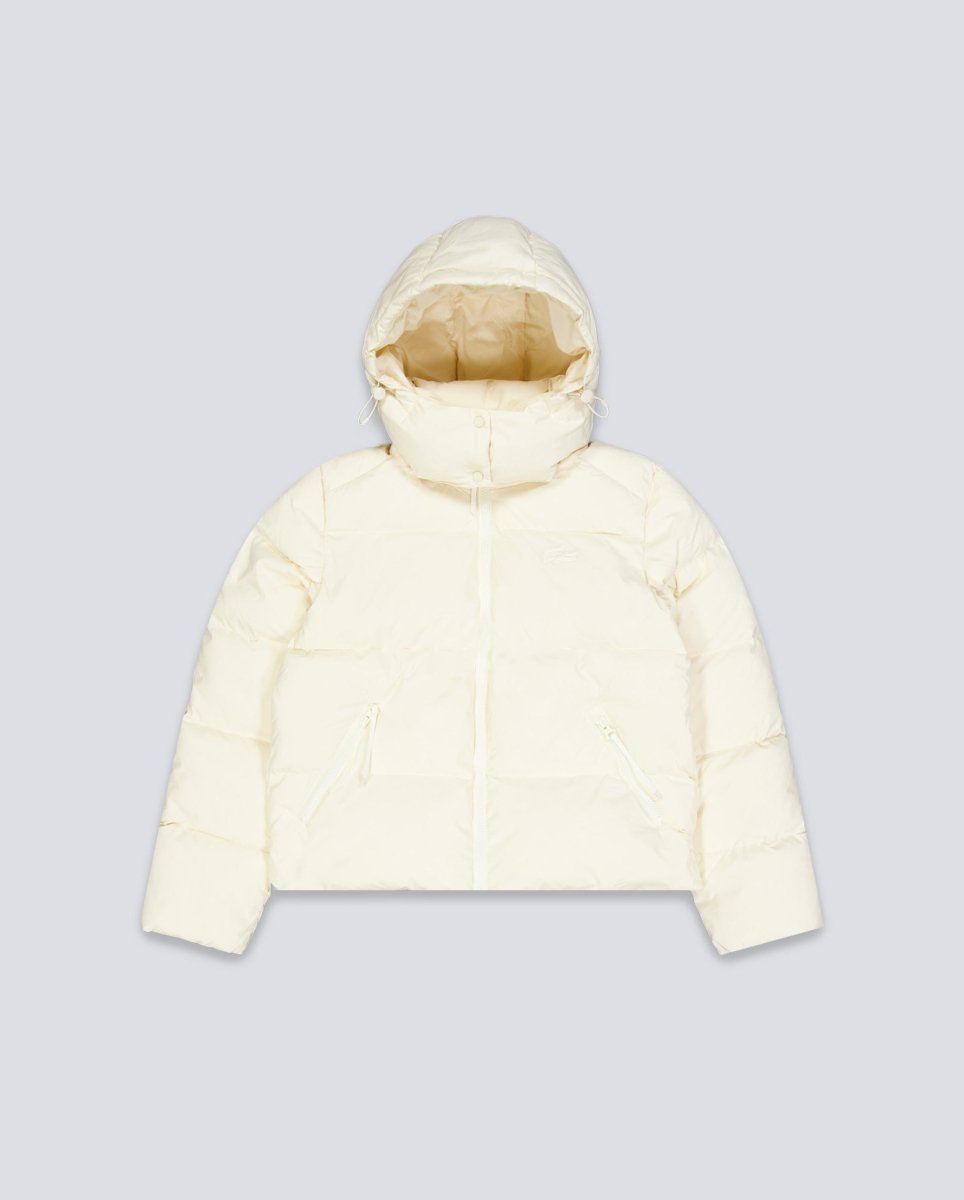 Chaqueta De Plumas Lacoste Blouson Blanco Mujer