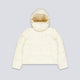 Chaqueta De Plumas Lacoste Blouson Beige Mujer