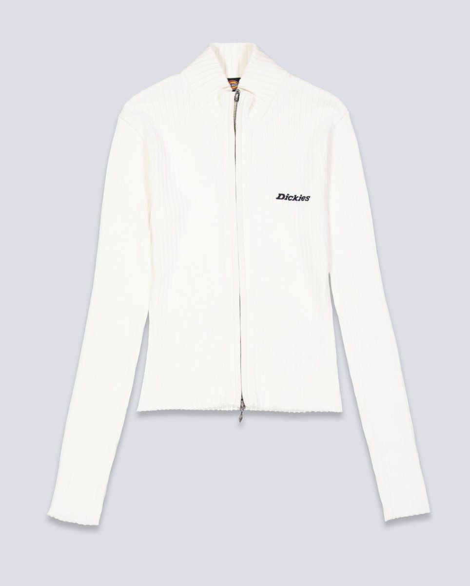 Jersey Con Cremallera Dickies Wellsville Blanco Mujer