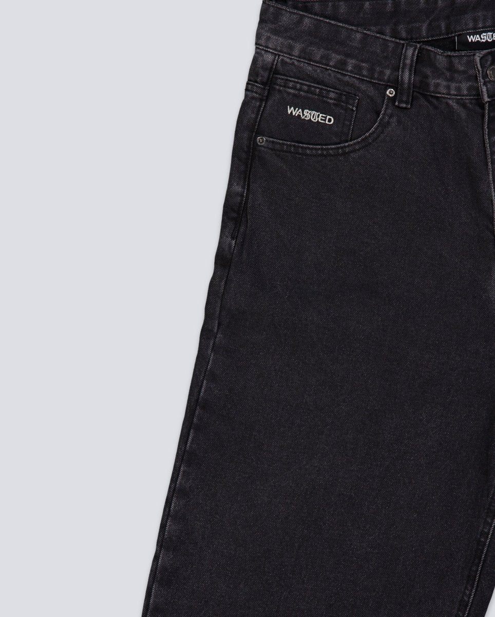 Pantalón Wasted Paris Kingdom Curve Negro Hombre