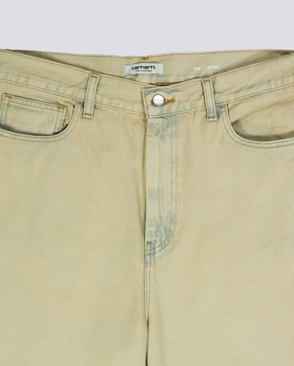 Pantalón Vaquero Carhart WIP Brandon Pant Beige Mujer