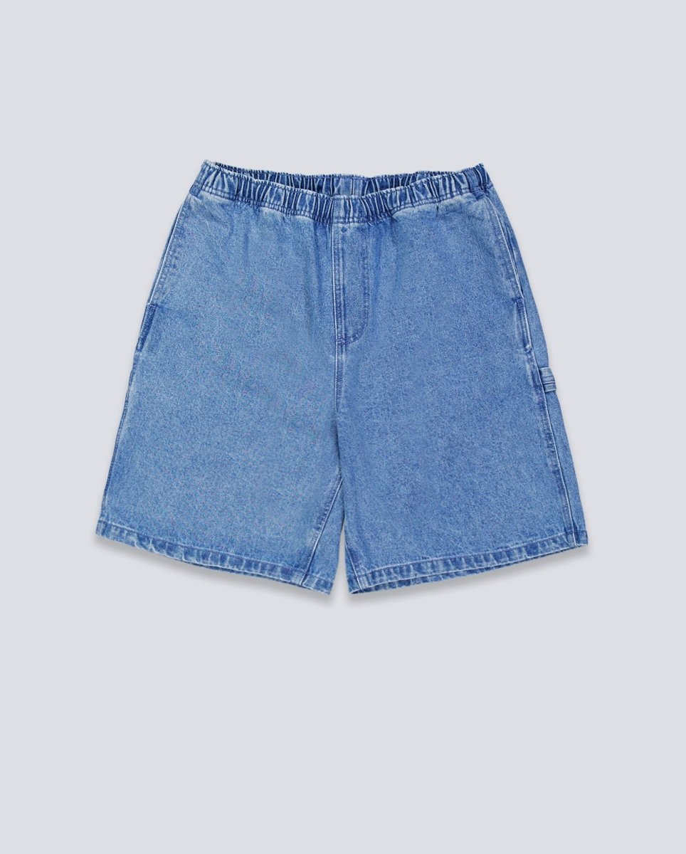 Pantalón Vaquero Corto Obey Easy Denim Azul Claro Hombre