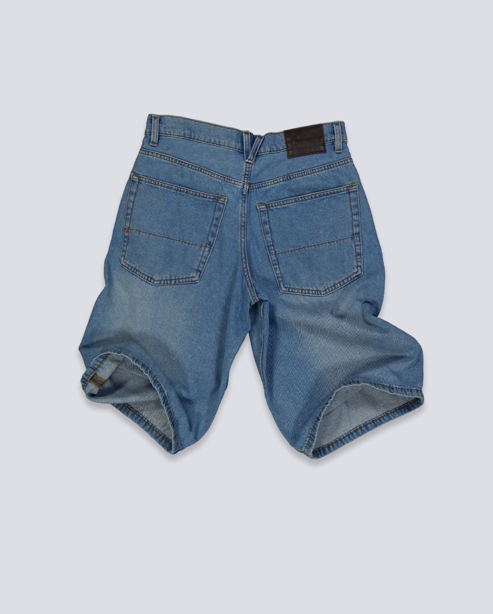 Pantalón Corto Vans Cinched Check Azul Mujer