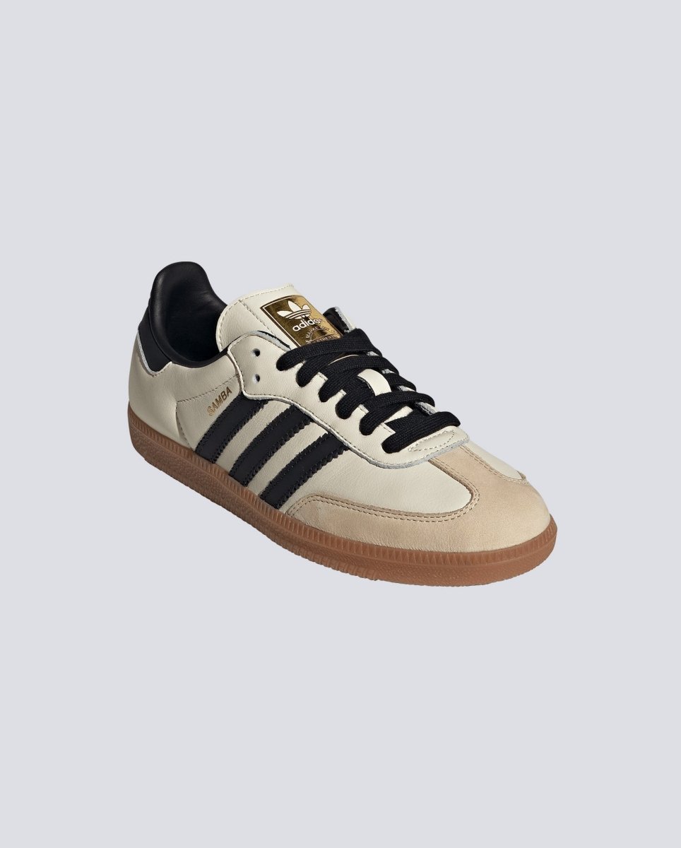 Adidas Samba OG Beige Y Negro Mujer ID0478 Zapatillas