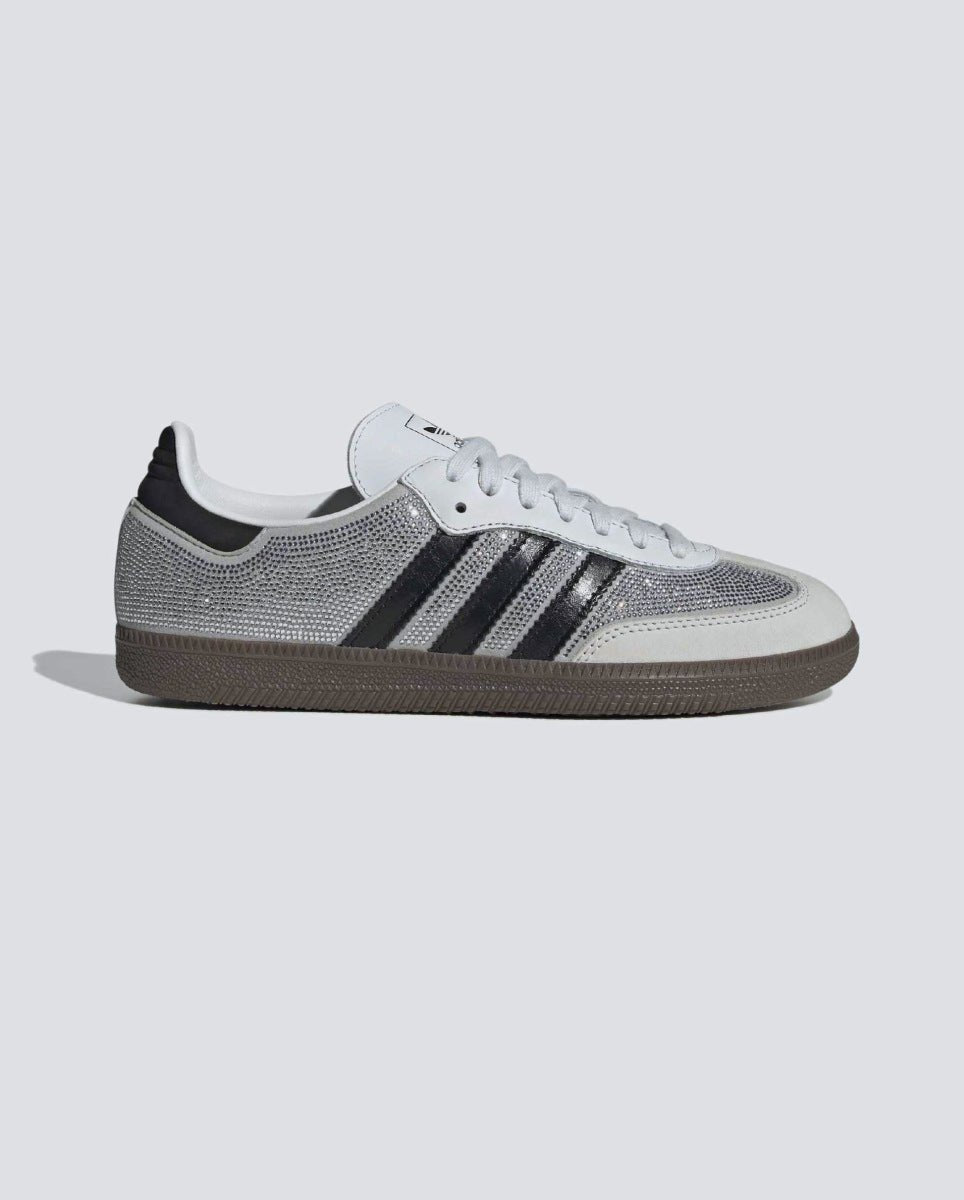 Adidas Samba OG Blanco y Plata Mujer IH9055