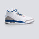 Air Jordan 3 Retro Azul y Blanco Hombre