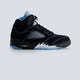 Air Jordan 5 Retro Negro y Azul Hombre