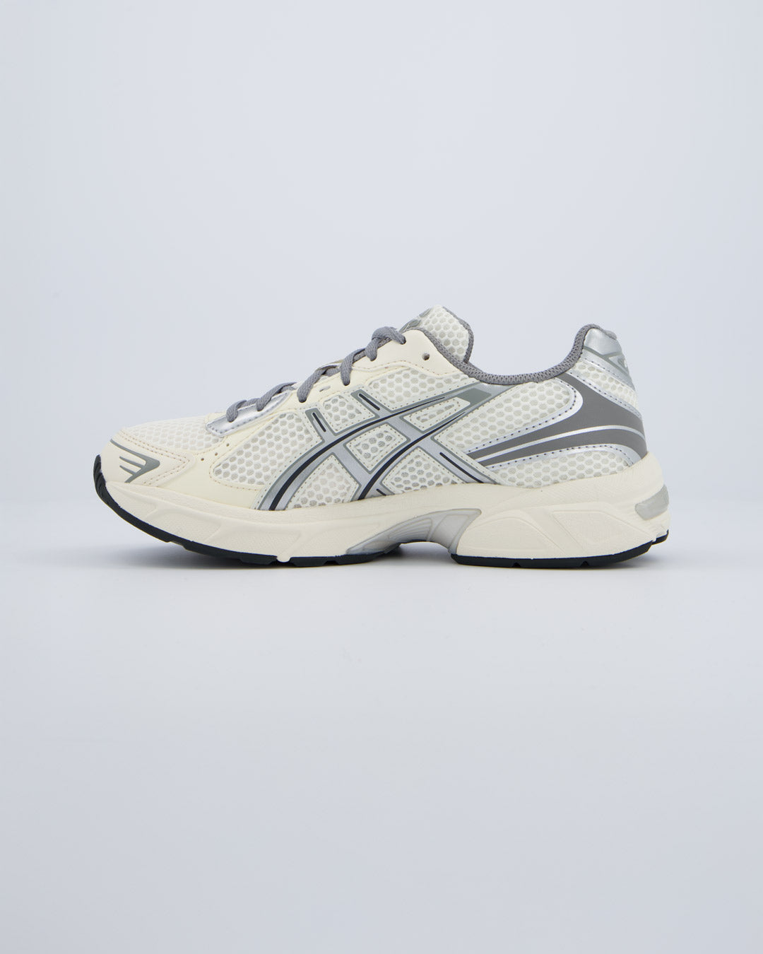 Asics Gel-1130 Crema Y Plateado Mujer Zapatillas
