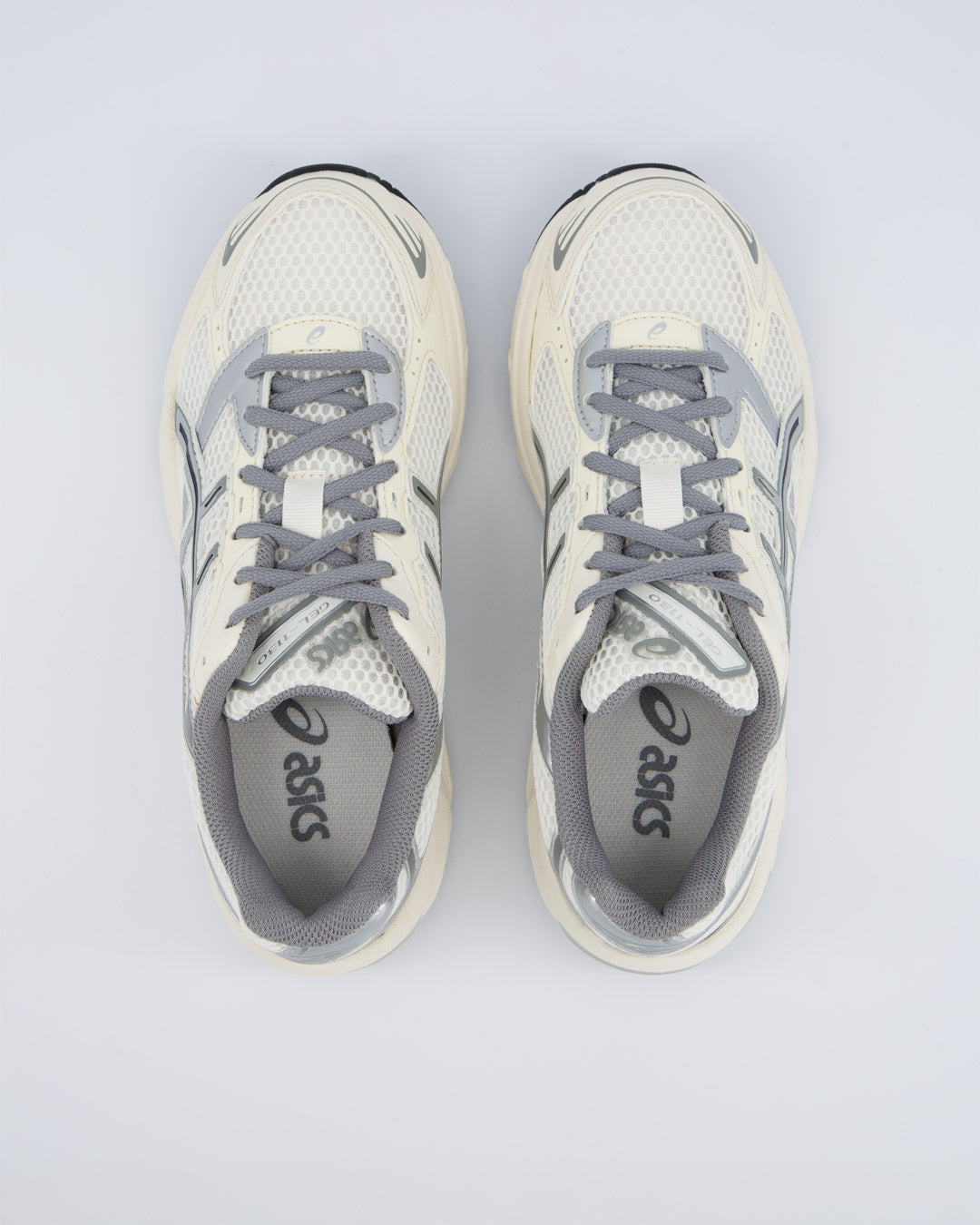 Asics Gel-1130 Crema Y Plateado Mujer zapatillas