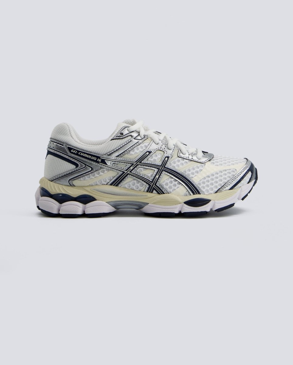 Asics Gel-Cumulus 16 Blanco y Azul Hombre 1203A733-103