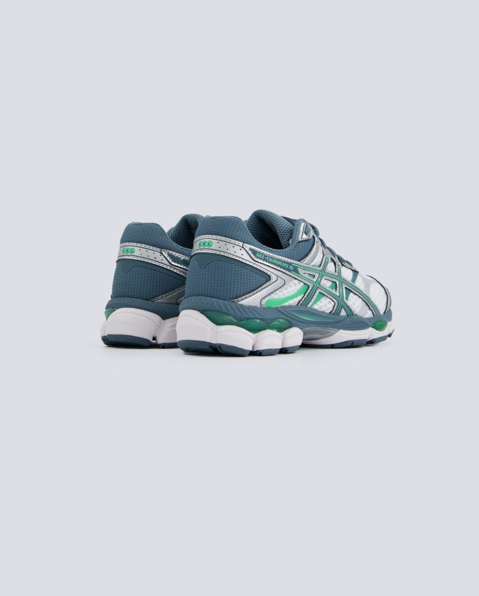 Asics Gel Cumulus Verde Y Gris Mujer