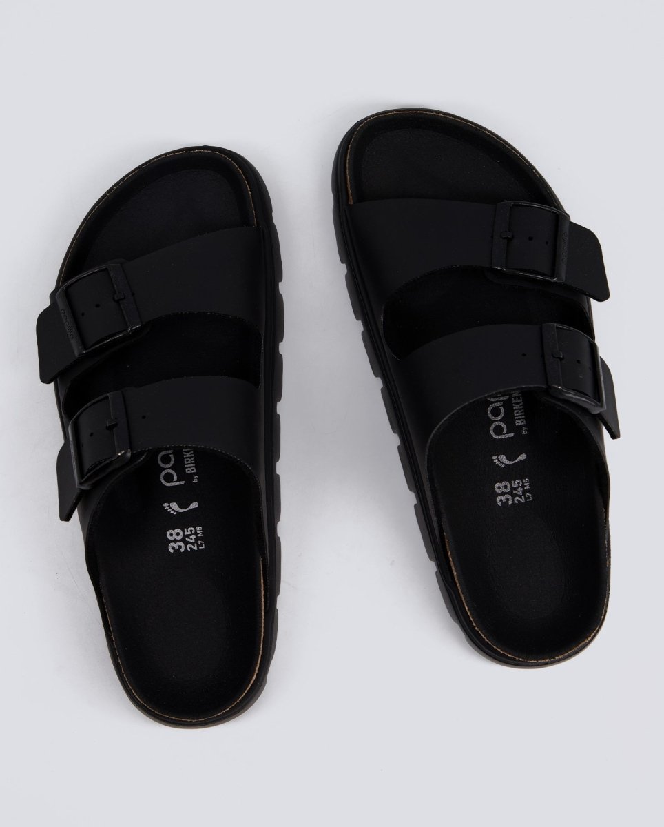Birkenstock Arizona Chunky Suede Negro Mujer 1029077