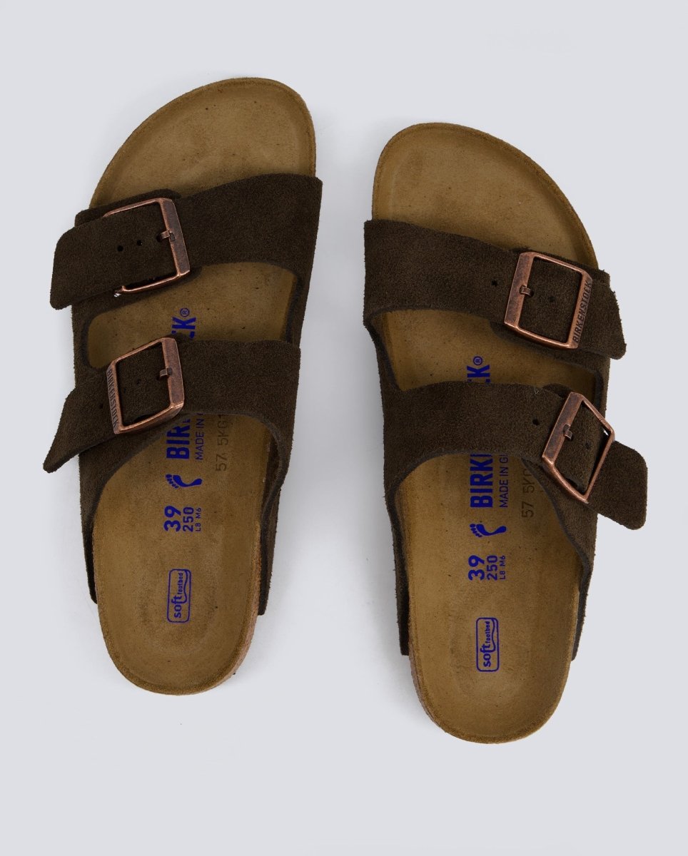 Birkenstock Arizona Sfb Leve Marrón Oscuro Mujer 951313