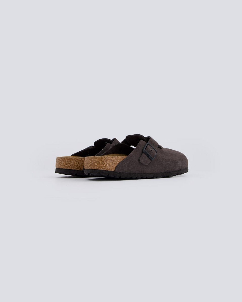 Birkenstock Boston Ante Gris Oscuro Hombre 1028552 zuecos