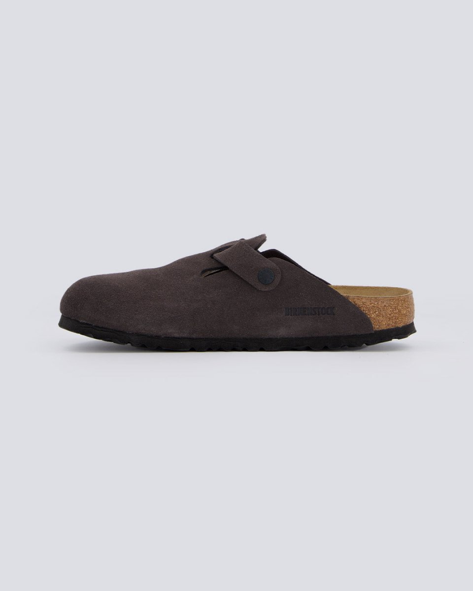 Birkenstock Boston Ante Gris Oscuro Hombre 1028552 zuecos