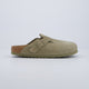 Birkenstock Boston Suede Caqui Hombre