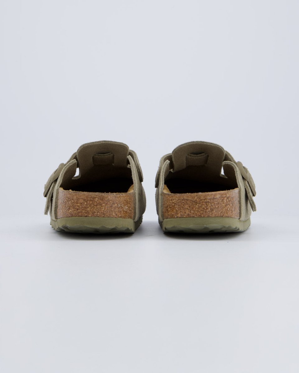 Birkenstock Boston Suede Caqui Claro Hombre 1025844 zuecos