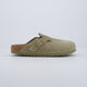 Birkenstock Boston Suede Caqui Claro Mujer