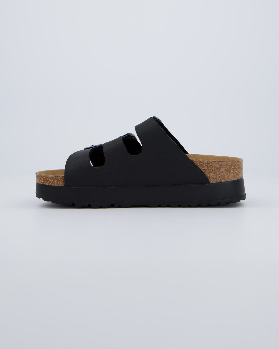 Birkenstock Florida III Flex Platform Negro Mujer Sandalias