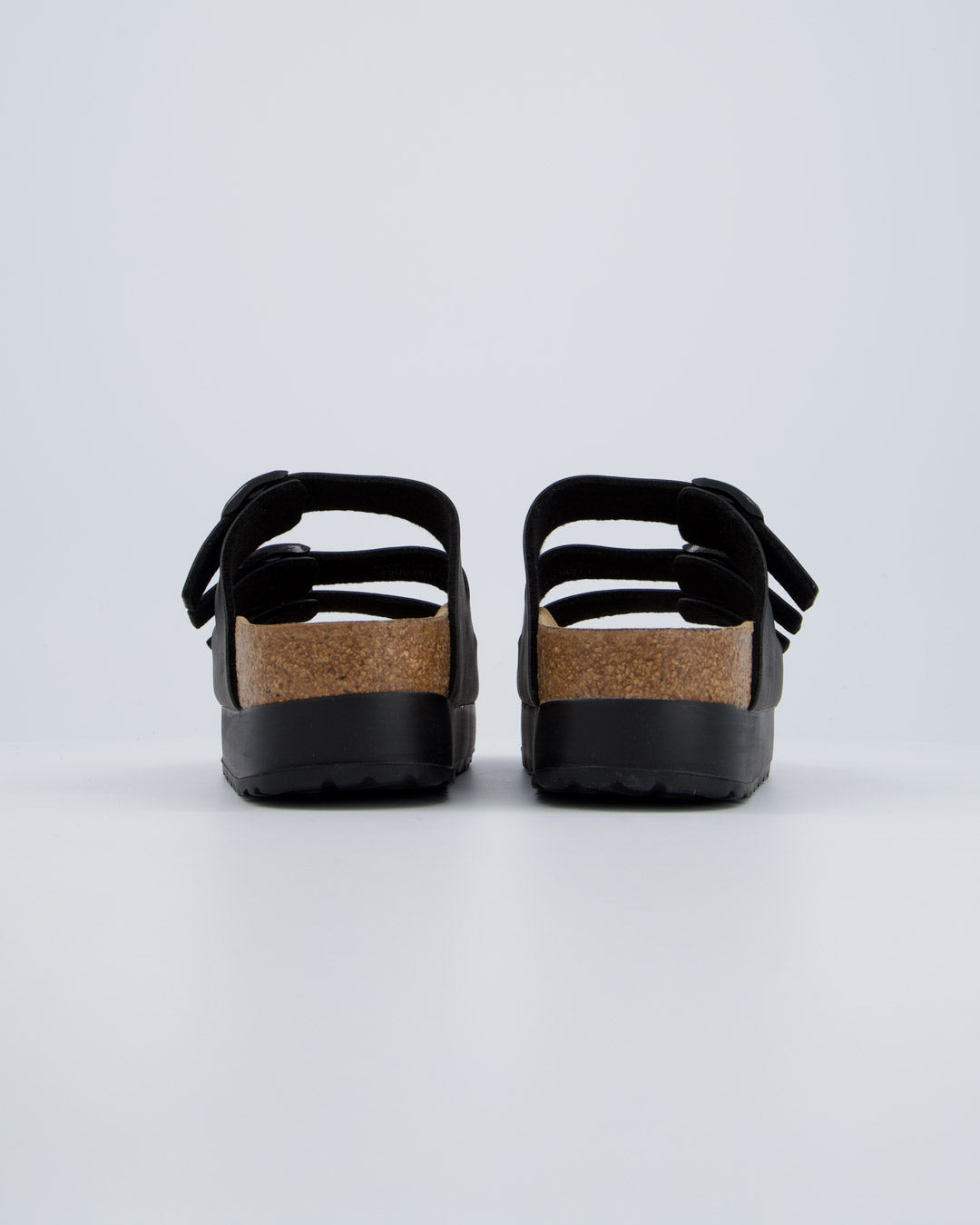 Birkenstock Florida III Flex Platform Negro Mujer Sandalias