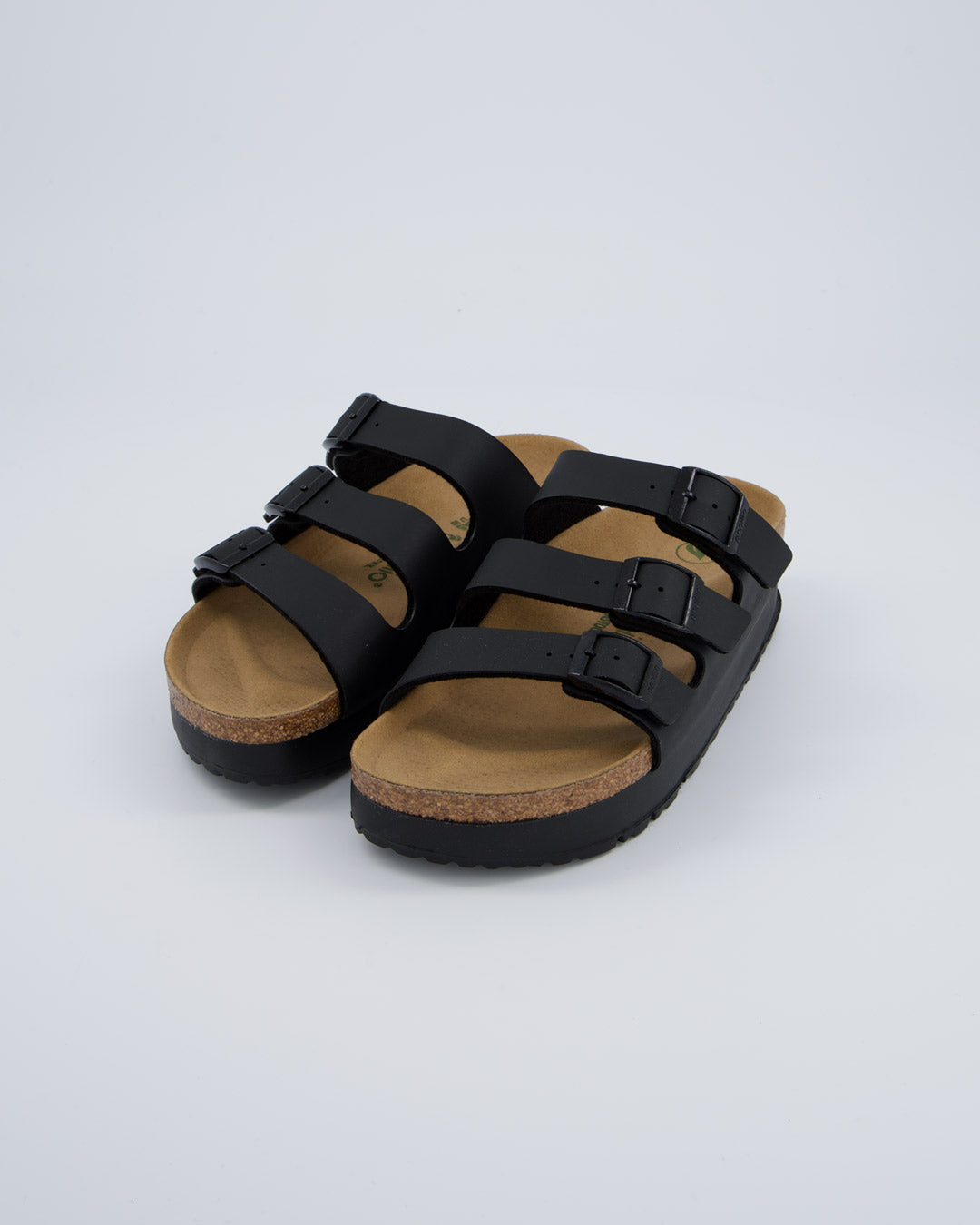 Birkenstock Florida III Flex Platform Negro Mujer Sandalias