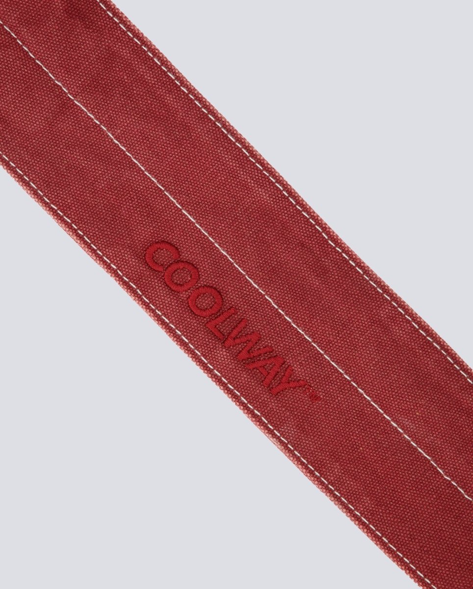 Bolso Coolway Press Bag Gris Y Rojo Unisex