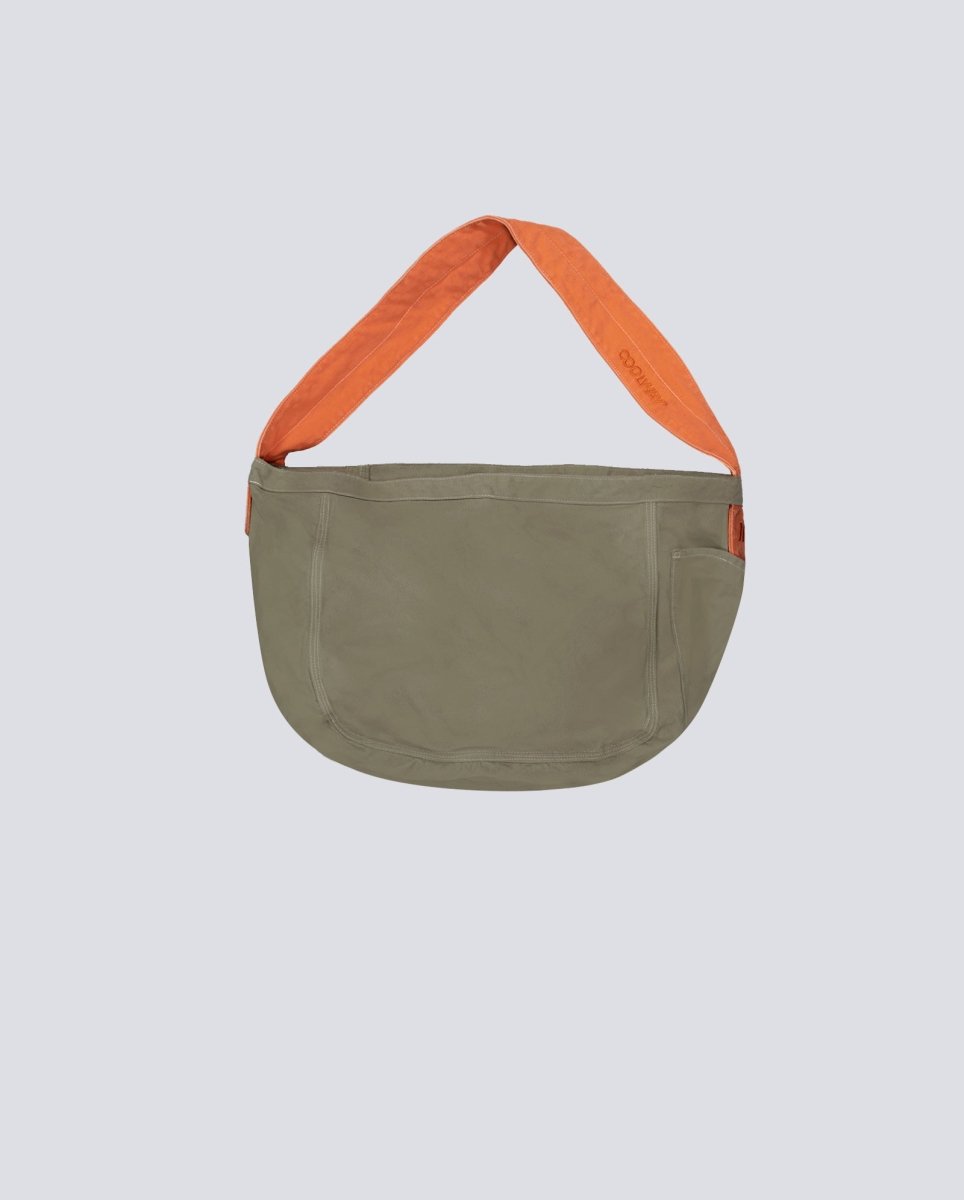 Bolso Coolway Press Bag Verde Y Naranja Unisex