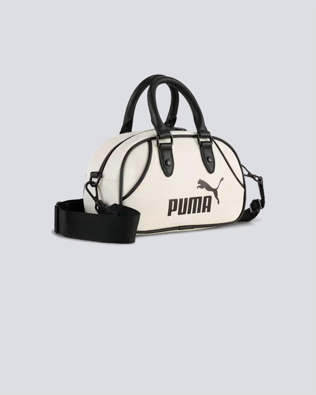 Bolso Puma Archive Mini Grip Bag Blanco Y Negro Unisex 091137-06