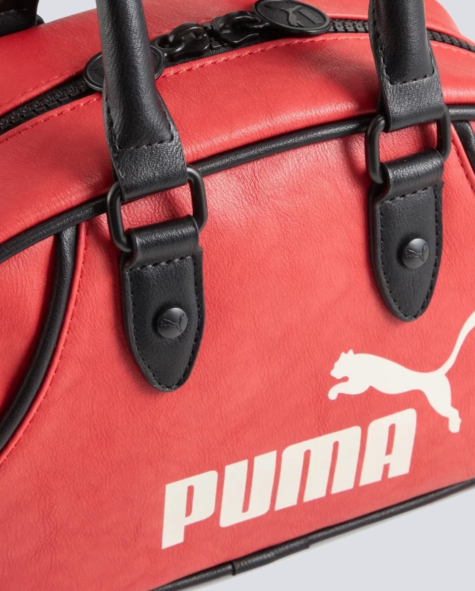 Bolso Puma Archive Mini Grip Bag Rojo Y Negro Mujer 091137-02