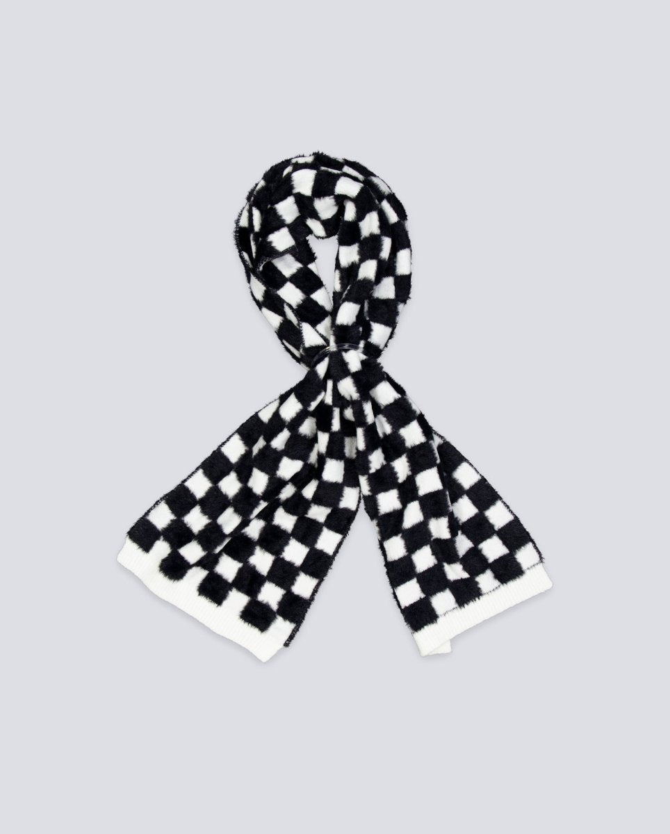 Bufanda Vans Off The Wall Blanco Y Negro Unisex