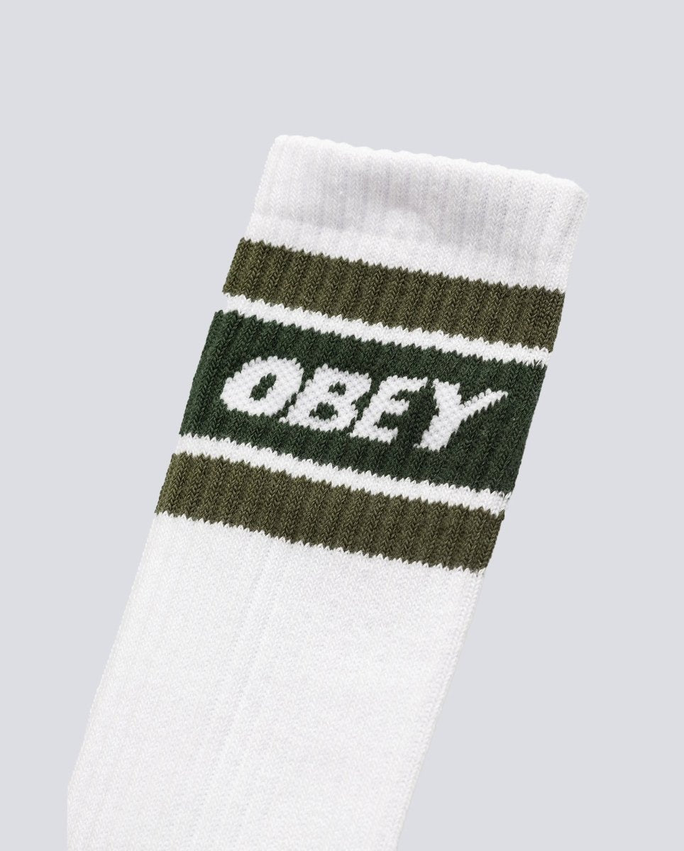 Calcetines Obey Cooper Ii Verde Y Blanco Unisex 100260093-KBG