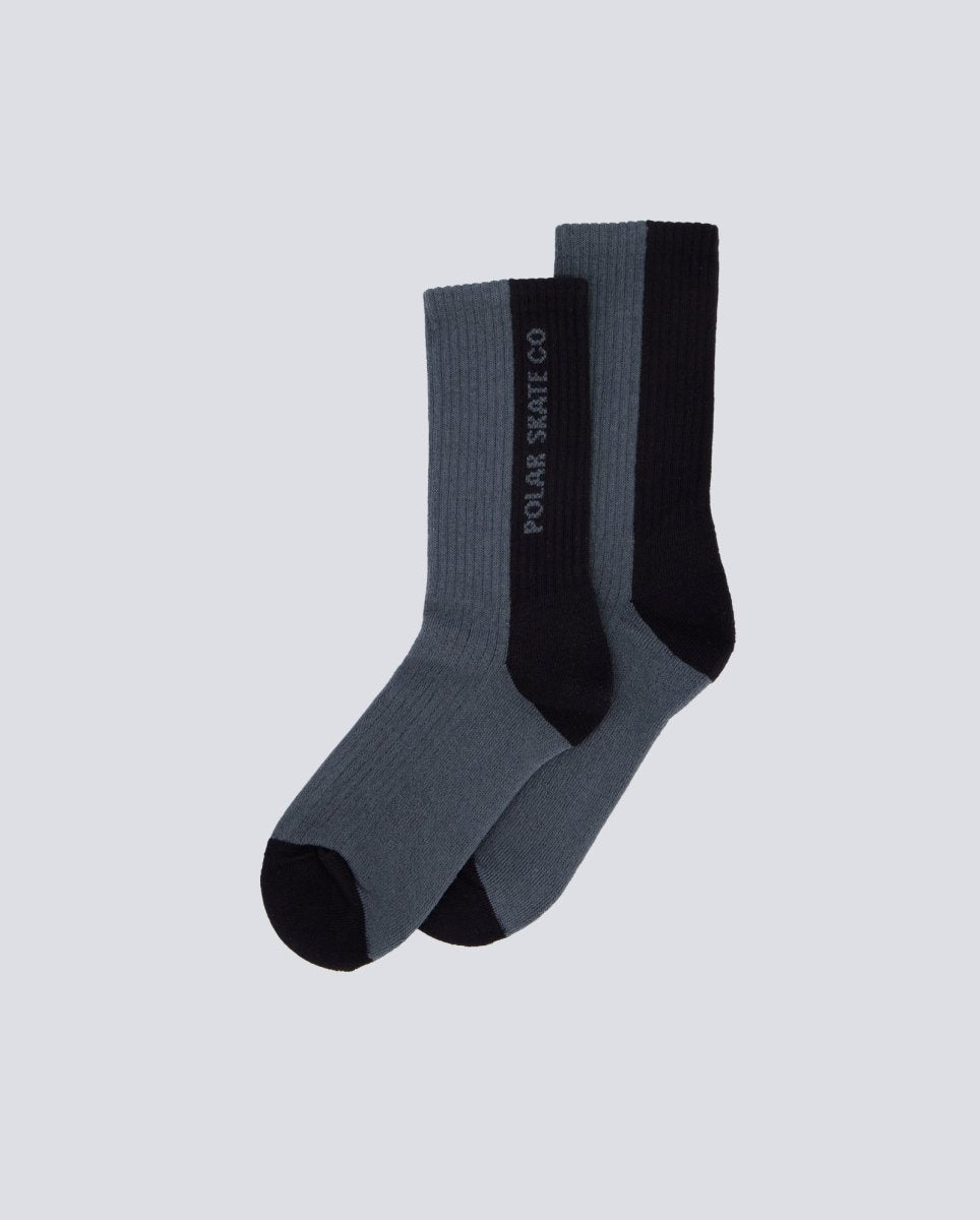 Calcetines Polar Skate Co Rib Socks 5050 Gris Unisex POLARFW25-17