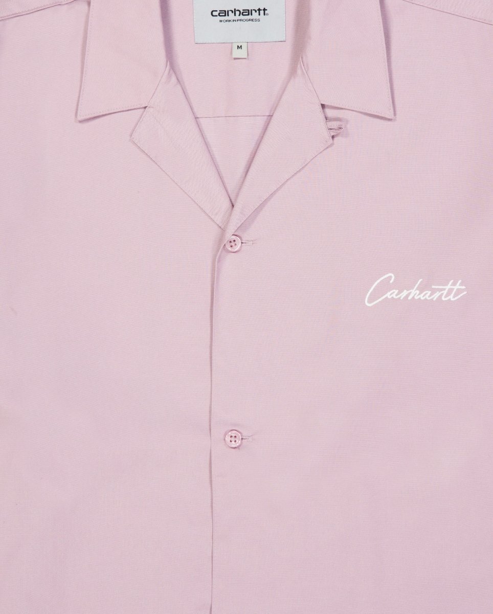 Camisa Carhartt WIP S/S Delray Rosa Unisex I031465-2QSXX