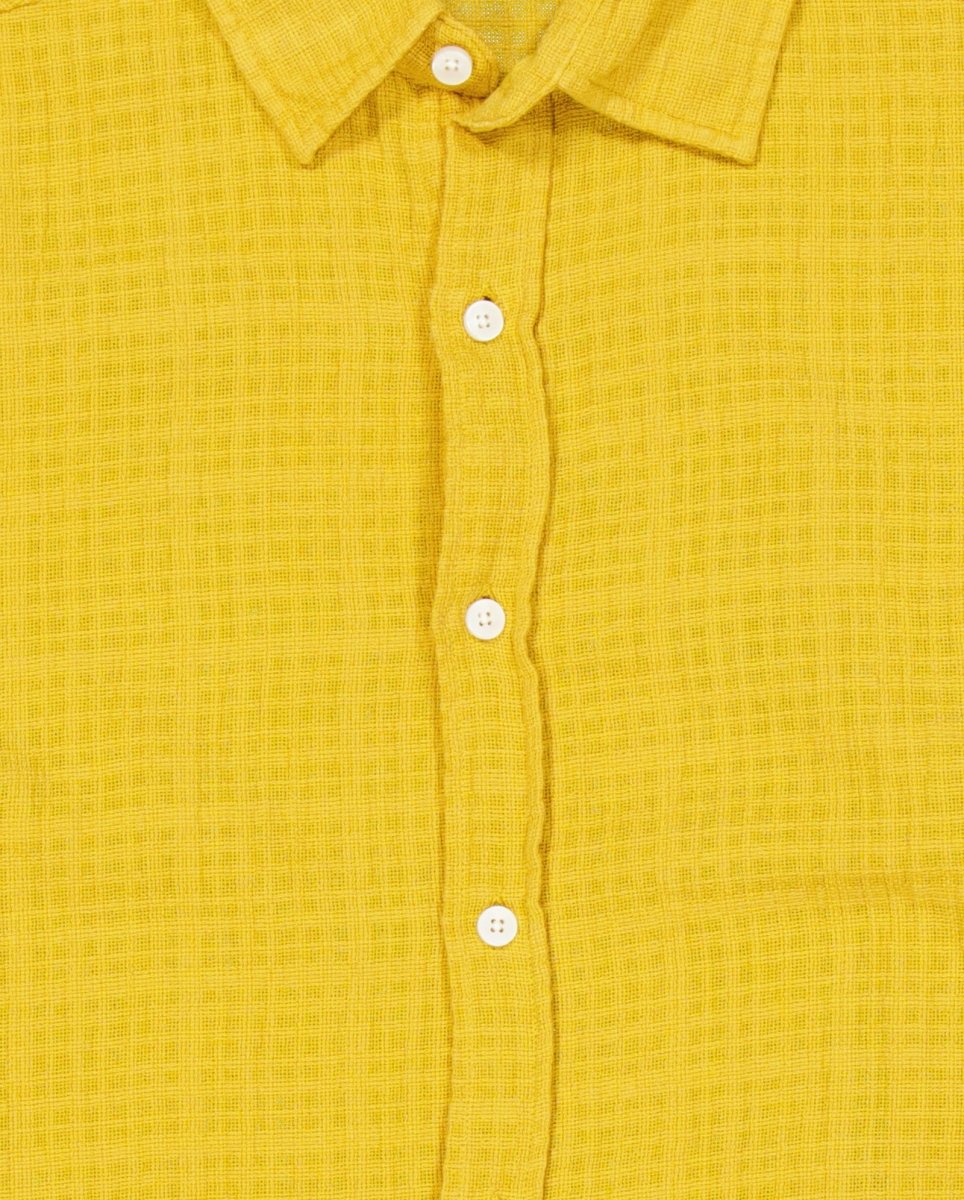 Camisa Edmmond Studios Straw Land Mostaza Hombre 126-10-14190