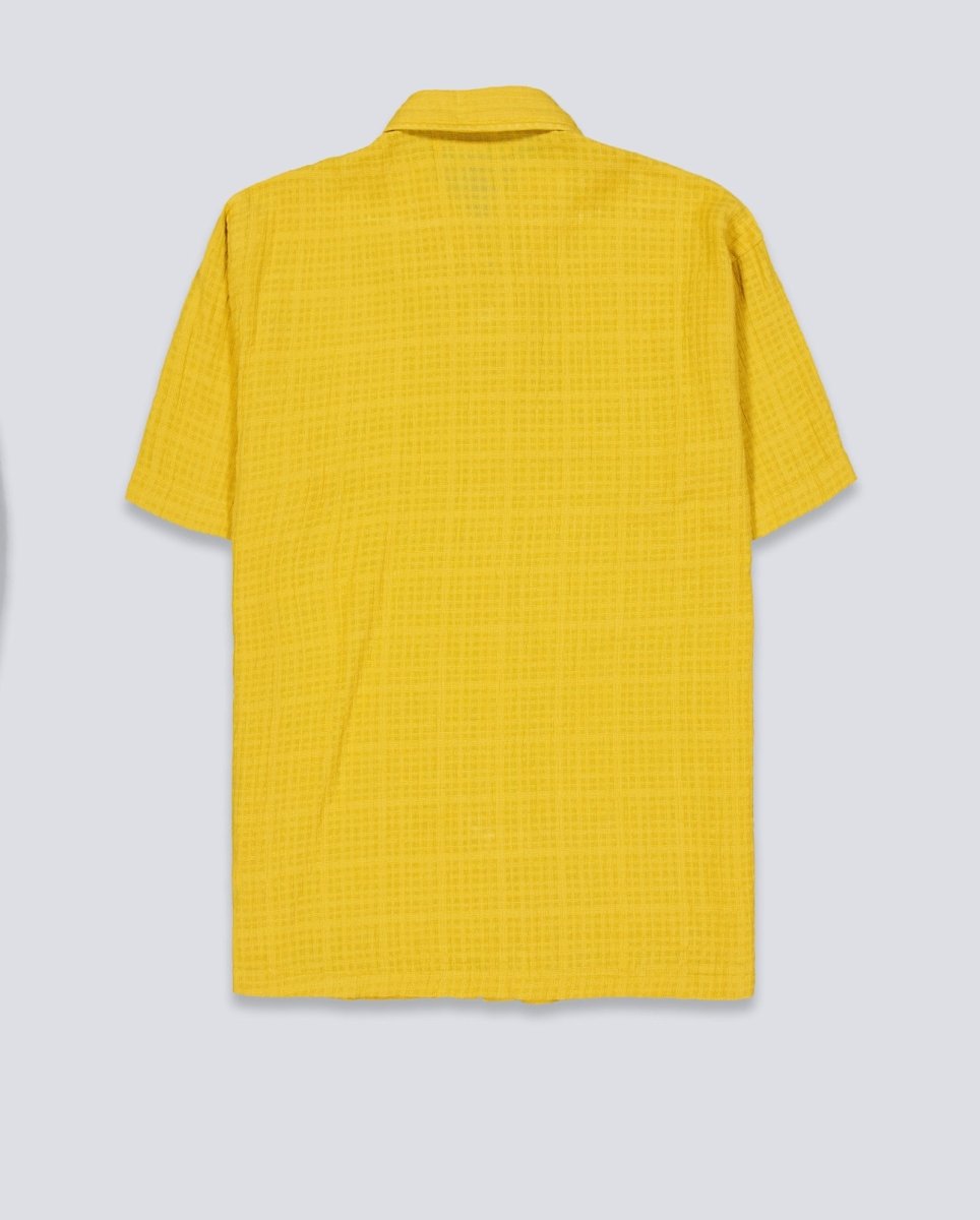 Camisa Edmmond Studios Straw Land Mostaza Hombre 126-10-14190