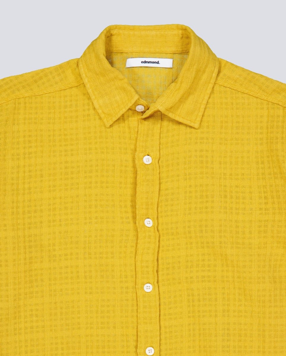 Camisa Edmmond Studios Straw Land Mostaza Hombre 126-10-14190