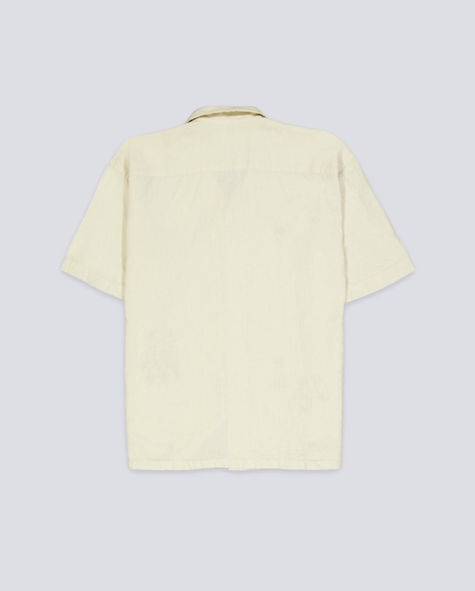 Camisa Edmmond Studios Sunny Day Short Sleeve Beige Unisex 125-10-21050