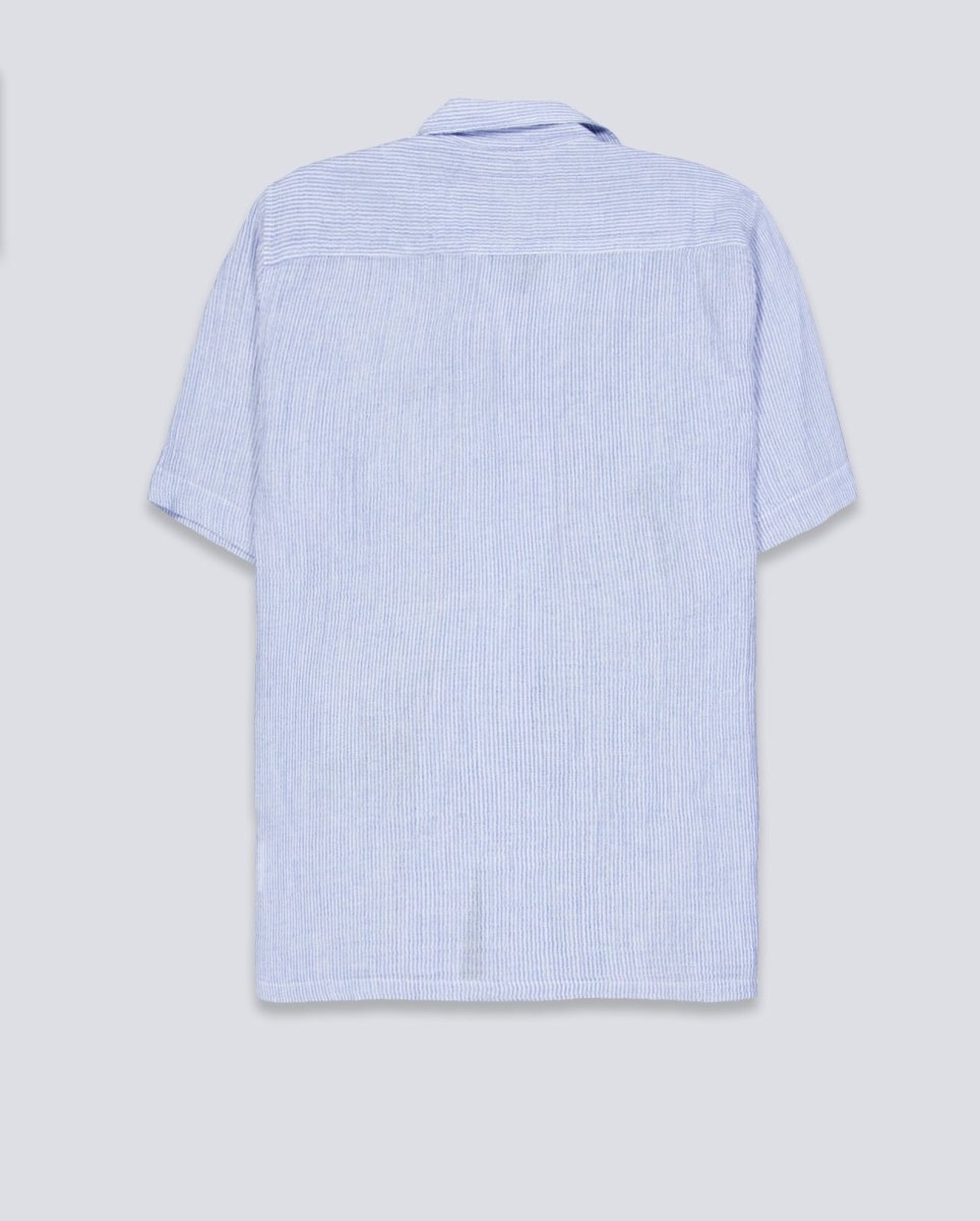 Camisa Edmmond Studios Western Azul Unisex 126-10-22560
