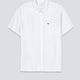 Camisa Lacoste Casual Manga Corta Azul Blanco Hombre