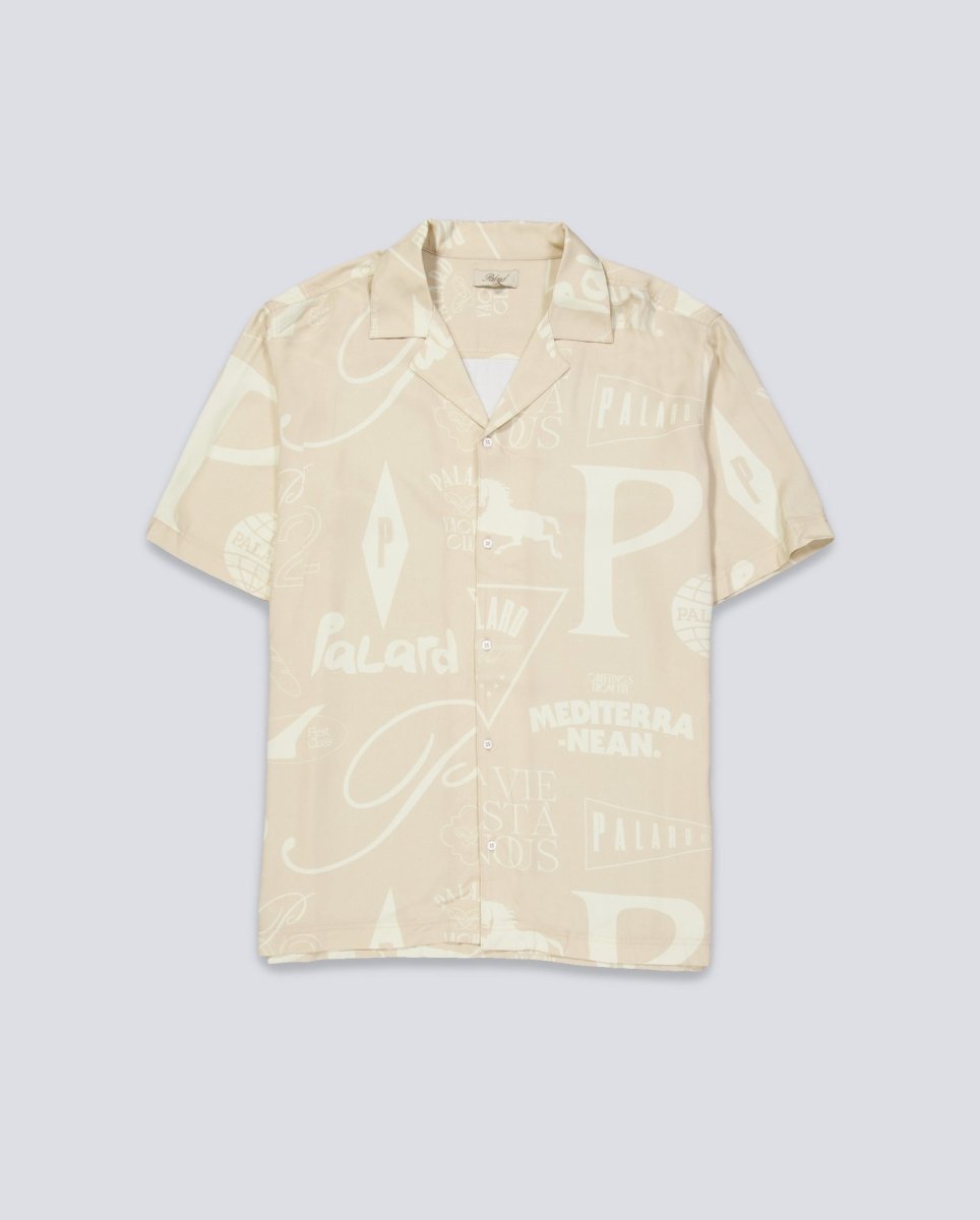 Camisa Palard Greetings From The Mediterranean Beige Unisex 72512012
