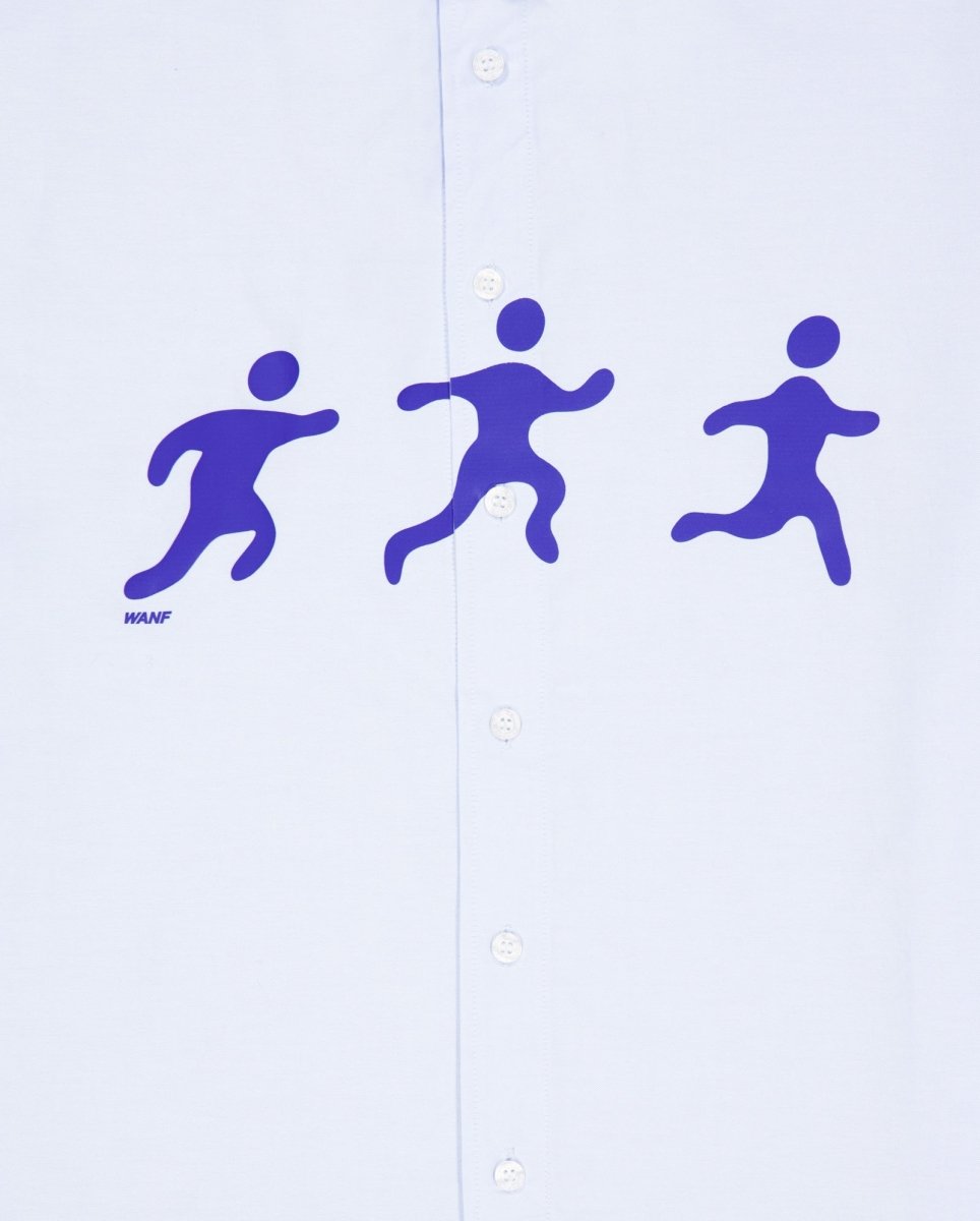 Camisa We Are Not Friends Hashiru Azul Unisex WANFSS25-40