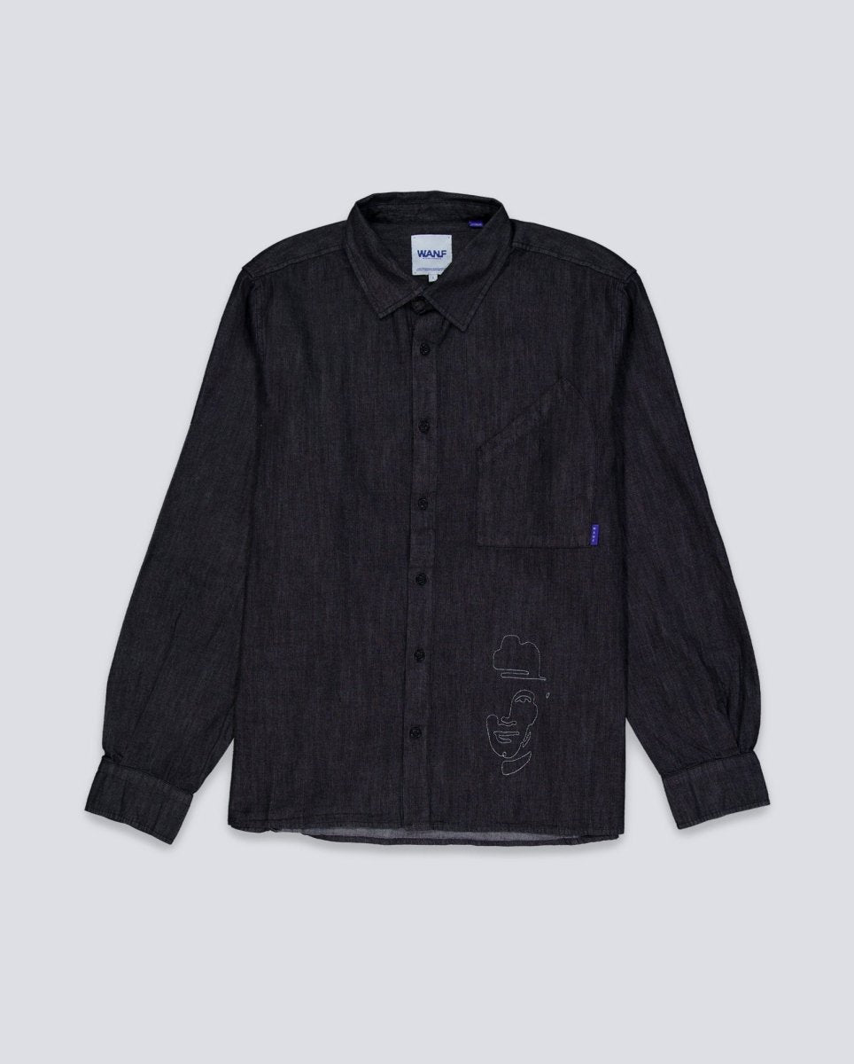 Camisa We Are Not Friends Work The Details Negro Unisex WANFFW25-08