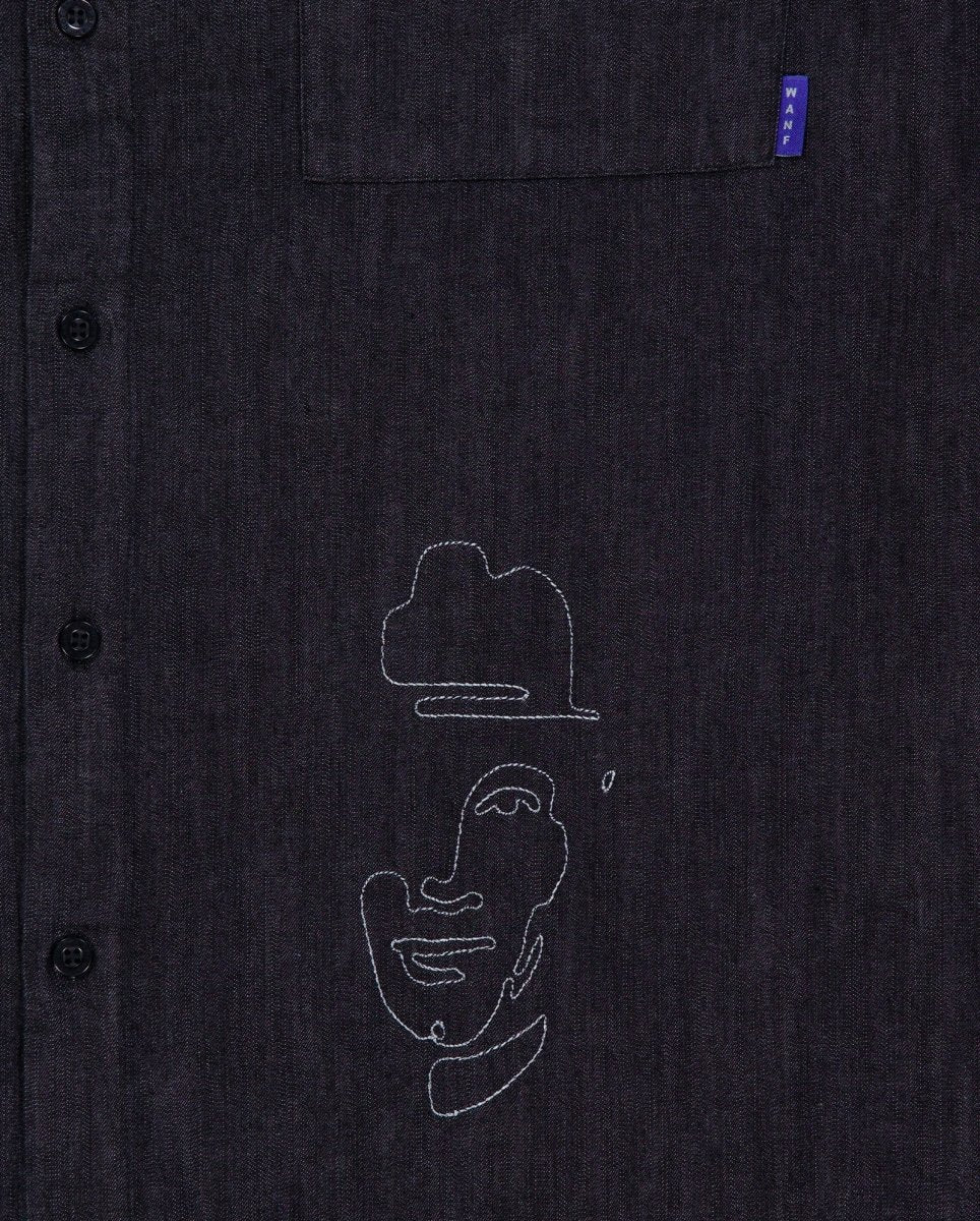 Camisa We Are Not Friends Work The Details Negro Unisex WANFFW25-08