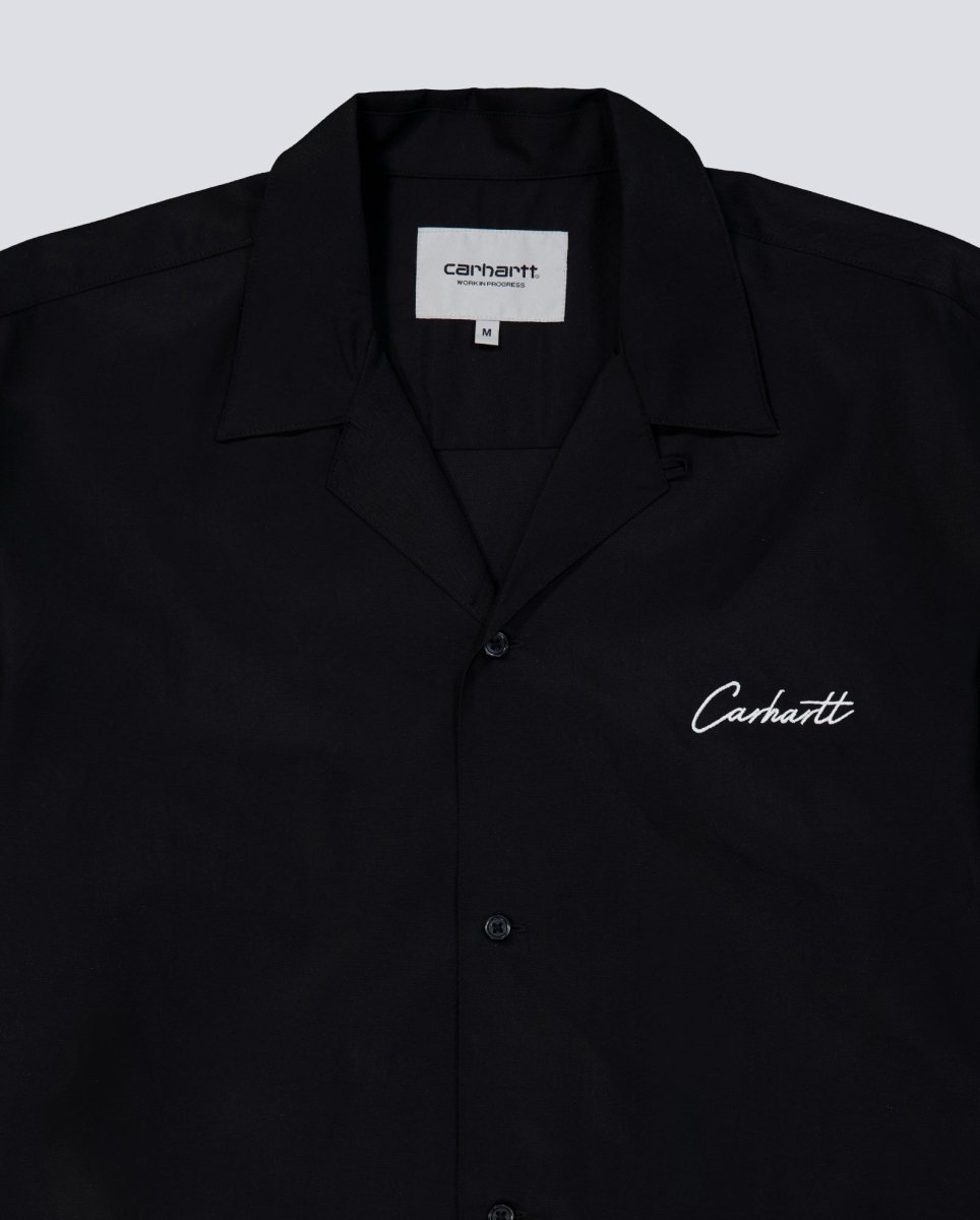 Camisas Carhartt WIP S/S Delray Negra Unisex I031465-0D2XX
