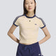 Camiseta Adidas Knitted Beige Mujer