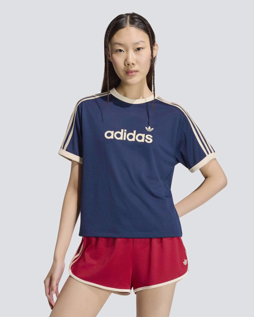 Camiseta Adidas Lineaer Mesh Azul Marino Mujer KS9841