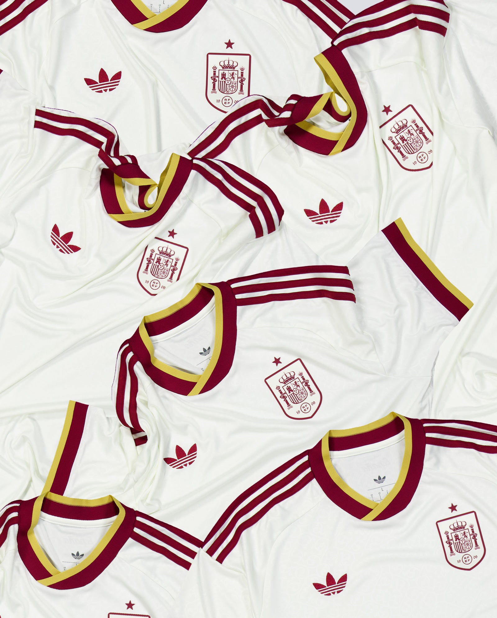 Camiseta Adidas Segunda Equipo España Blanca Unisex JN4397
