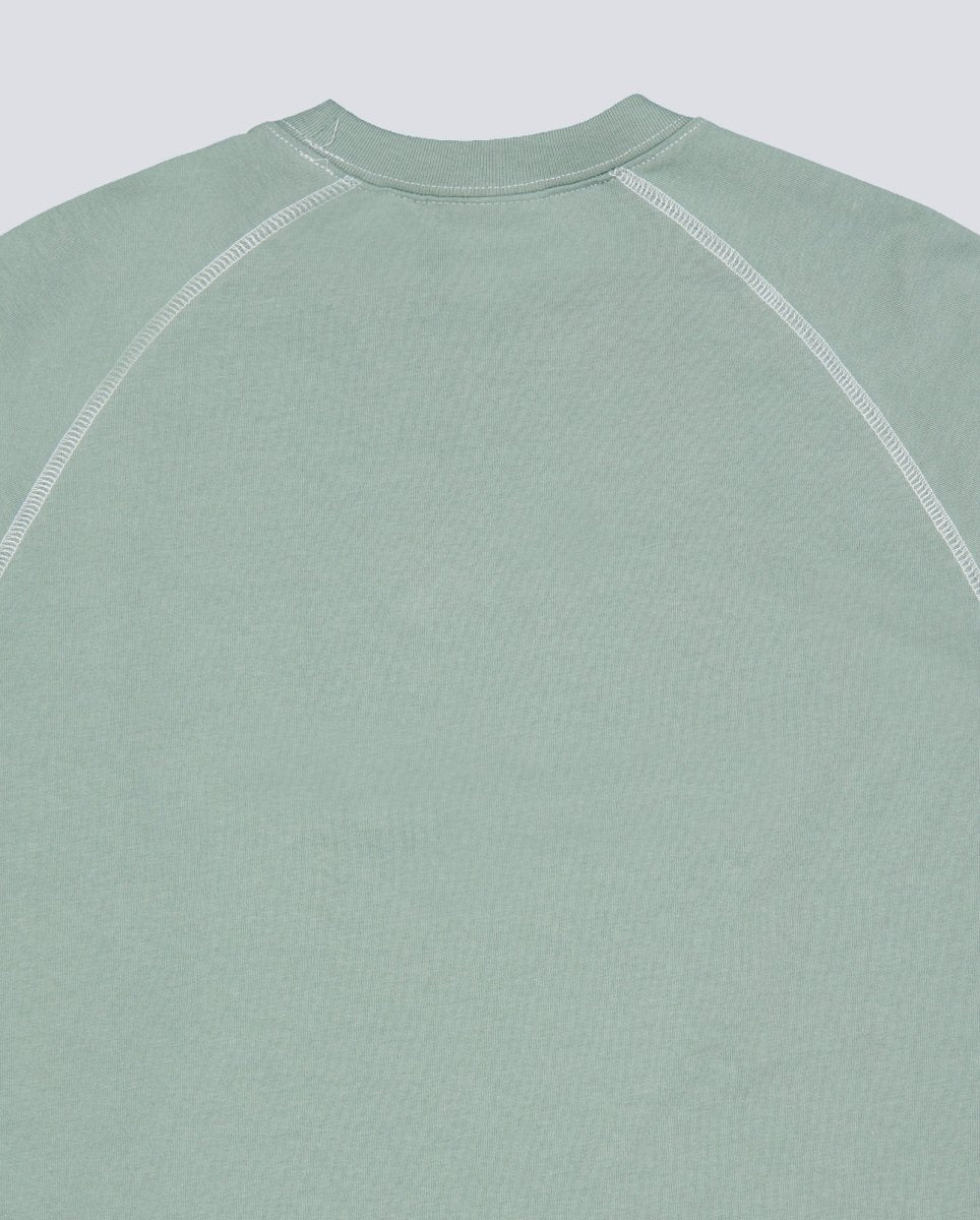 Camiseta Butter Goods Cliff Contrast Verde Unisex BGQ1261301