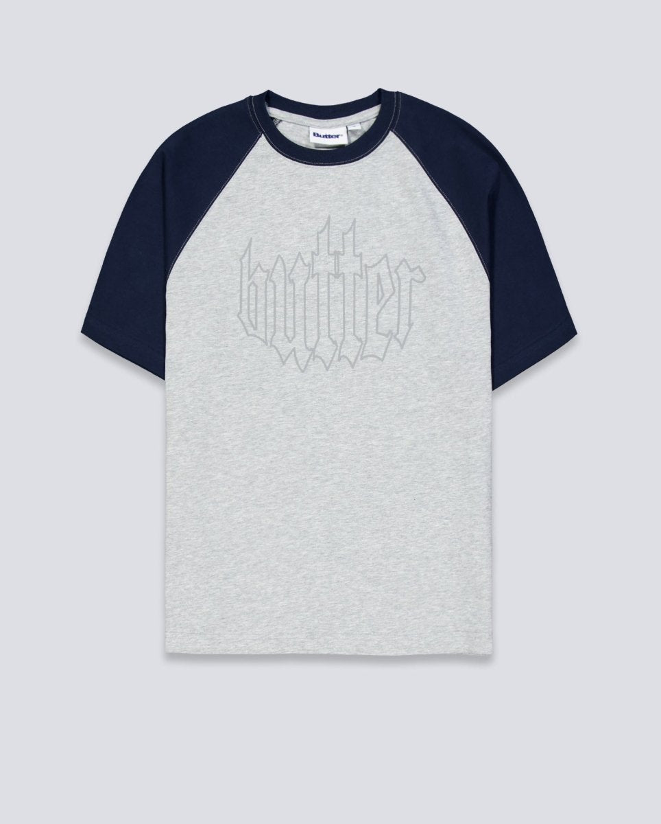 Camiseta Butter Goods Harvest Raglan Gris Unisex BGQ1261402